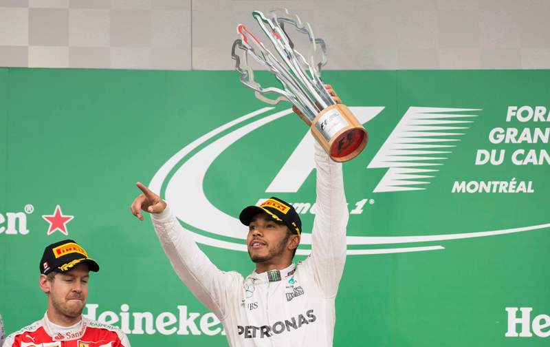 Lewis Hamilton, se llevó en Gran Premio de Canadá 