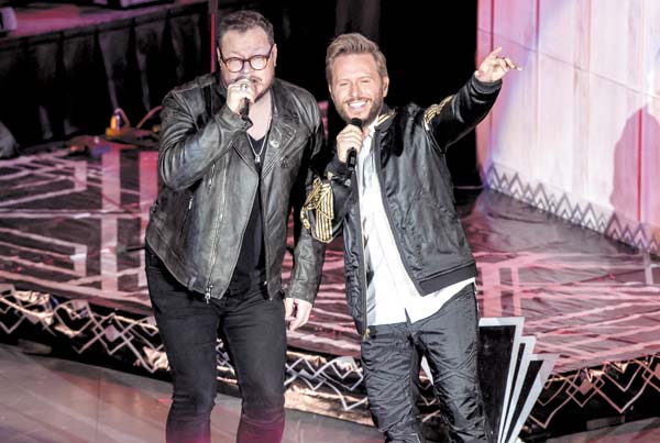Leonel García y Noel Schajris.