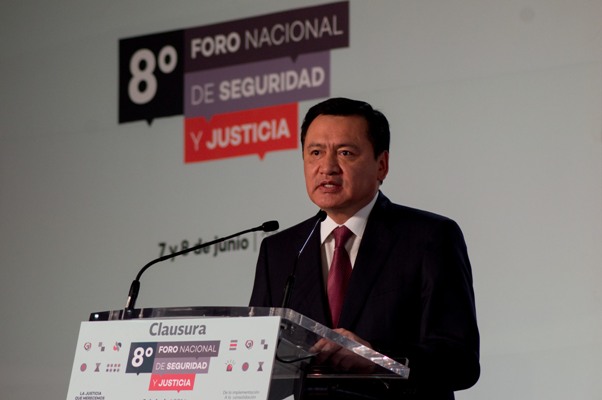 El secretario de Gobernación, Miguel Ángel Osorio Chong.