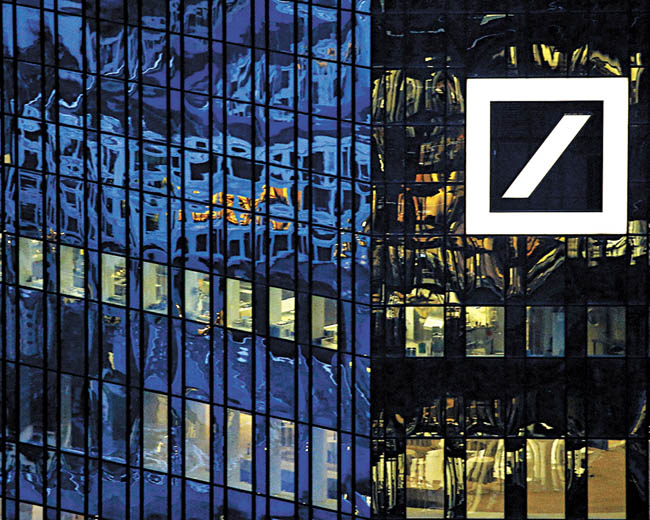 La sede de Deutsche Bank en Fráncfort. 
