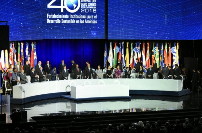 La edición 46 de la Asamblea General de la Organización de los Estados Americanos sea realizó en Santo Domingo. 