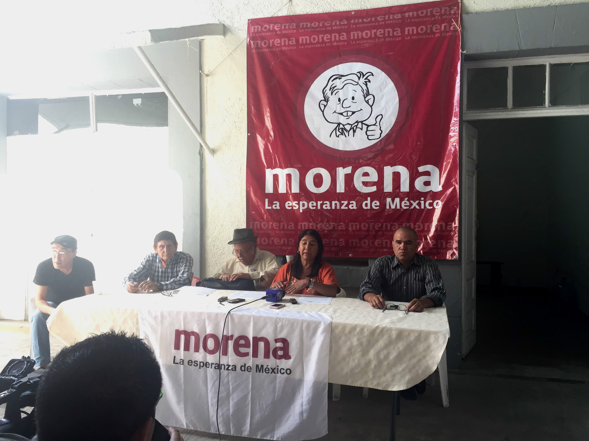 Fue restituida Miroslava Sánchez Galván, presidenta del Comité Directivo Estatal de Morena.