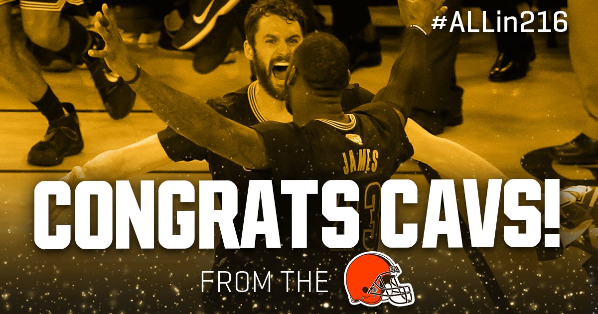 Los Cafés de Cleveland felicitaron a los Cavs