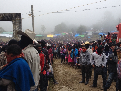 Los zapatistas le dicen al magisterio que no están solos y que saben que la razón y la verdad están de su lado.