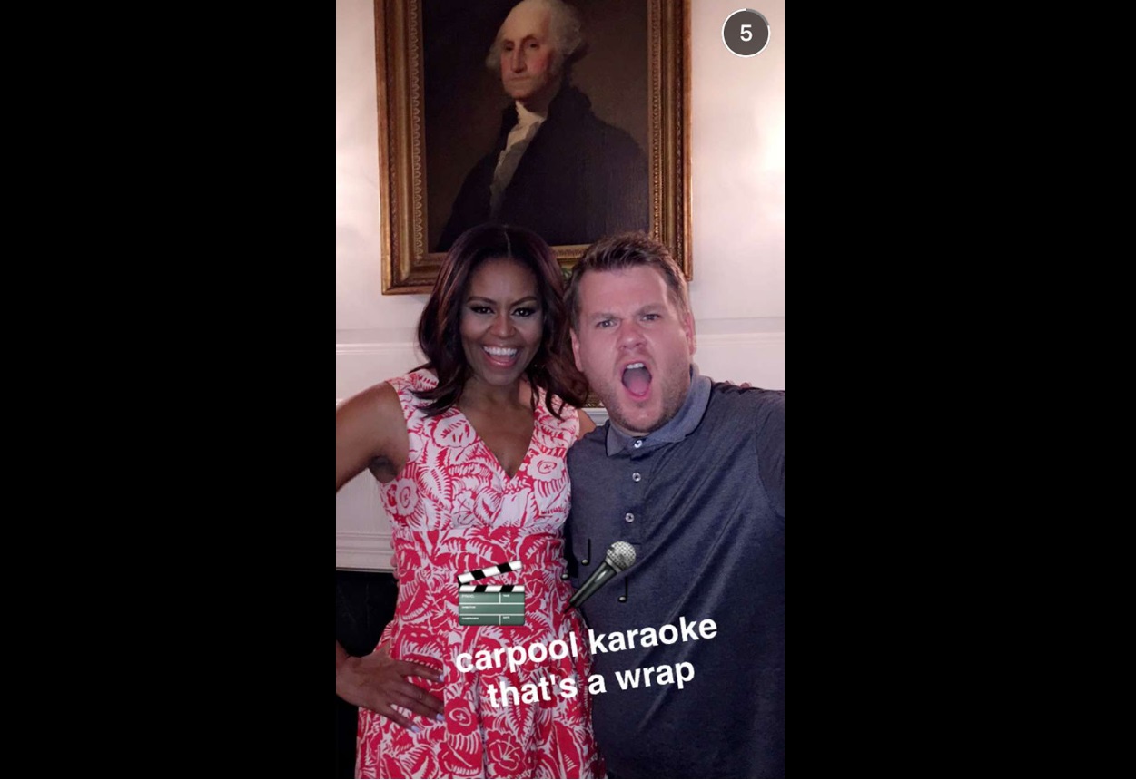 James Corden compartió que Michelle Obama será su invitada especial en 'Carpool'.