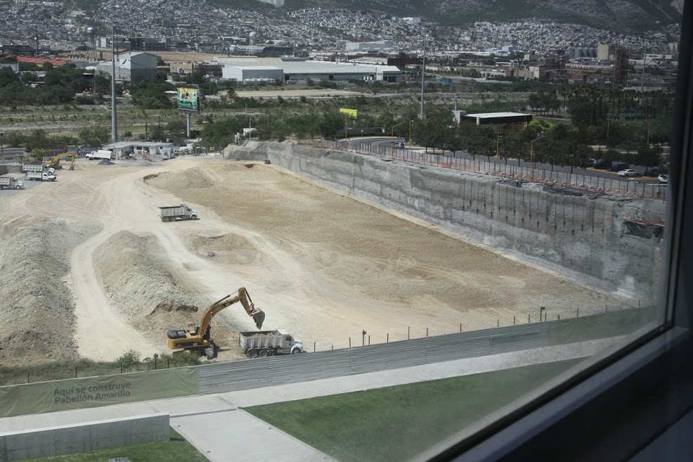 Pabellón Amarillo se trata de una construcción de 89 mil 500 metros cuadrados.