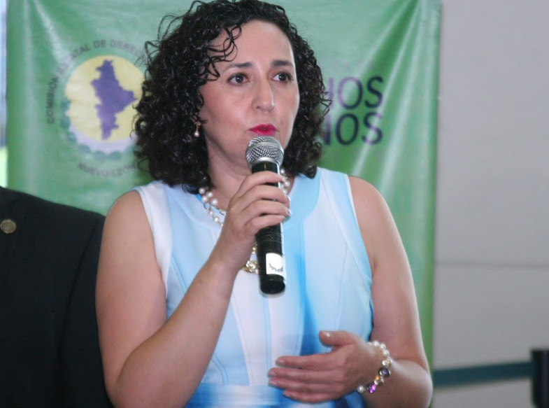 Sofía Velasco Becerra, presidenta de la Comisión Estatal de Derechos Humanos. 