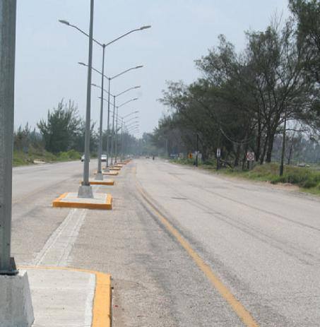 Un 40 por ciento del alumbrado no está funcionando.
