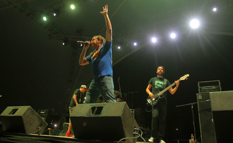 Genitallica fue la banda que llenó con su música la Velaria de la Feria Nacional de Gómez Palacio.