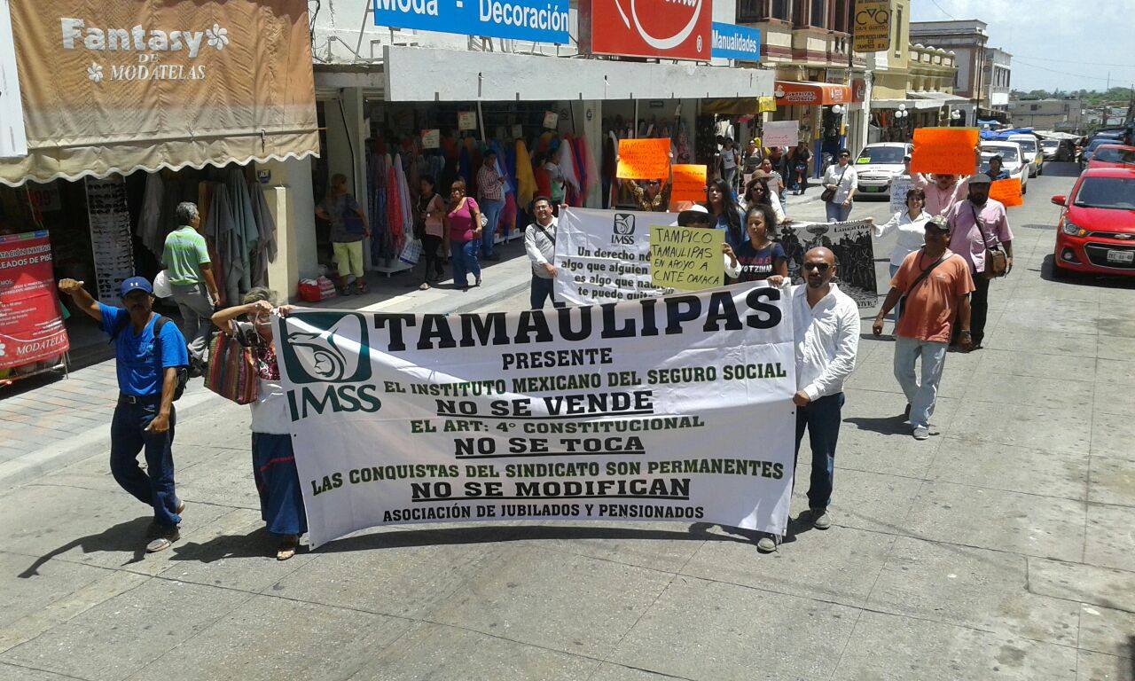 En Tampico también se realizaron movimientos de rechazo contra ley de universalización.
