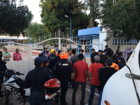 Algunos de los presuntos saqueadores fueron detenidos de manera infraganti.