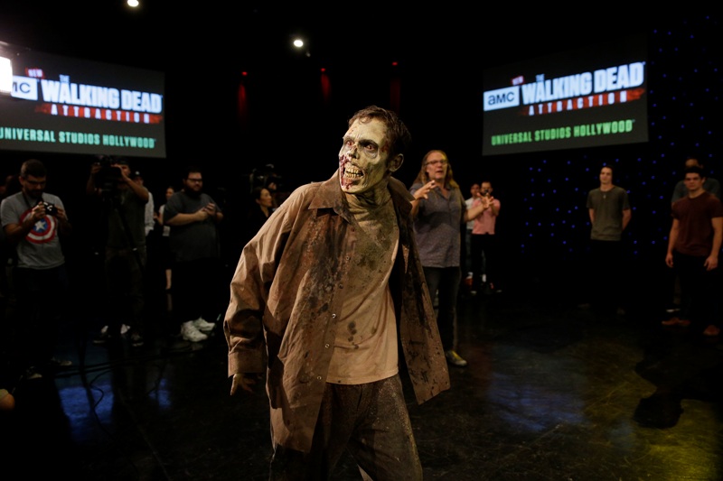 Parte de la atracción de The Walking Dead en Universal Studios. 