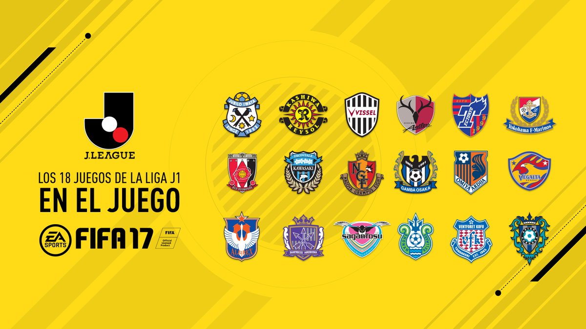 La liga japonesa será parte del FIFA17 Grupo Milenio
