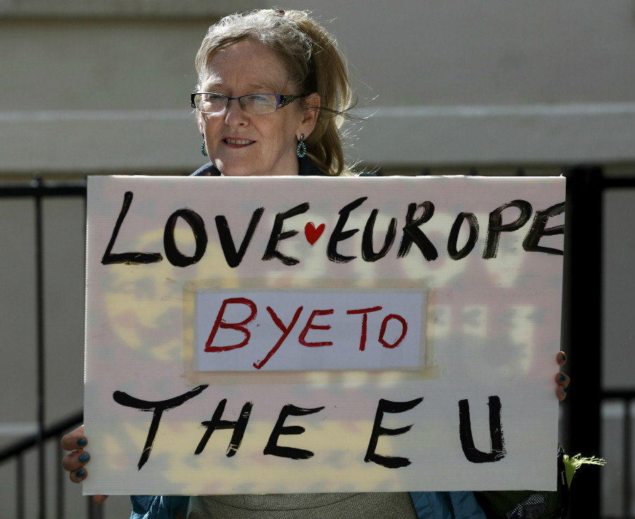 Los británicos se despiden de la Unión Europea.