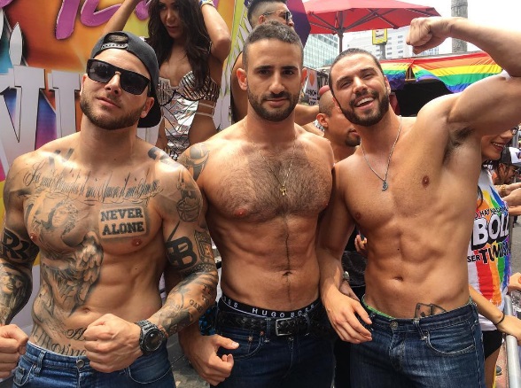 Esteban, Eliad Cohen y Fernando. 