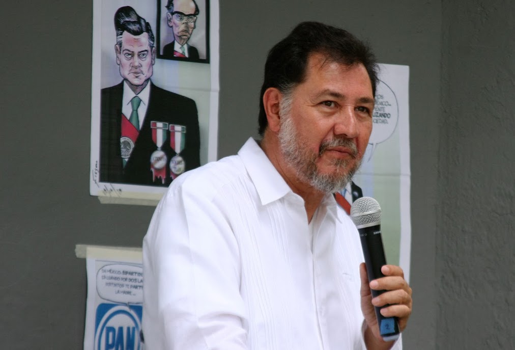 Gerardo Fernández Noroña, actual precandidato independiente a la presidencia de la República, cuestionó al ex priista Jaime Rodríguez Calderón.