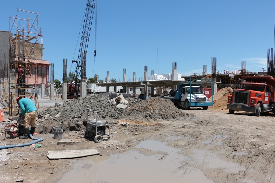 Avance de construcción de nuevos mercados de Tampico.