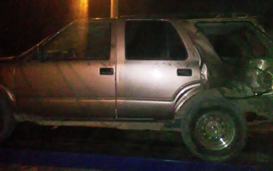 El vehículo fue puesto a disposición de Servicios Periciales.