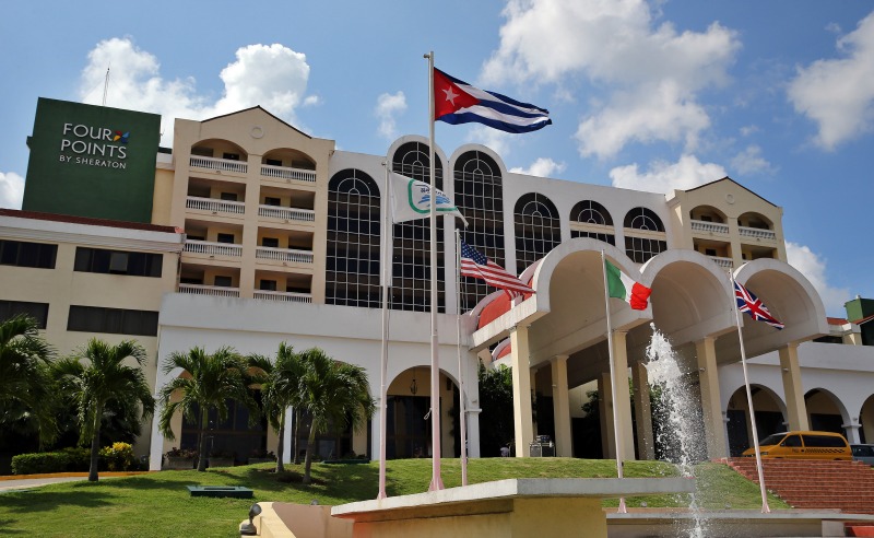 El "Four Points by Sheraton" es el primer hotel en ser administrado por una cadena estadunidense en Cuba desde 1959.