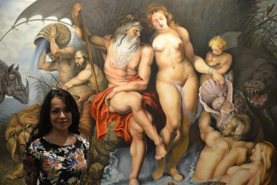 Rocío Caballero eligió rescatar 'Neptuno y Afrodita', del barroco Peter Paul Rubens.