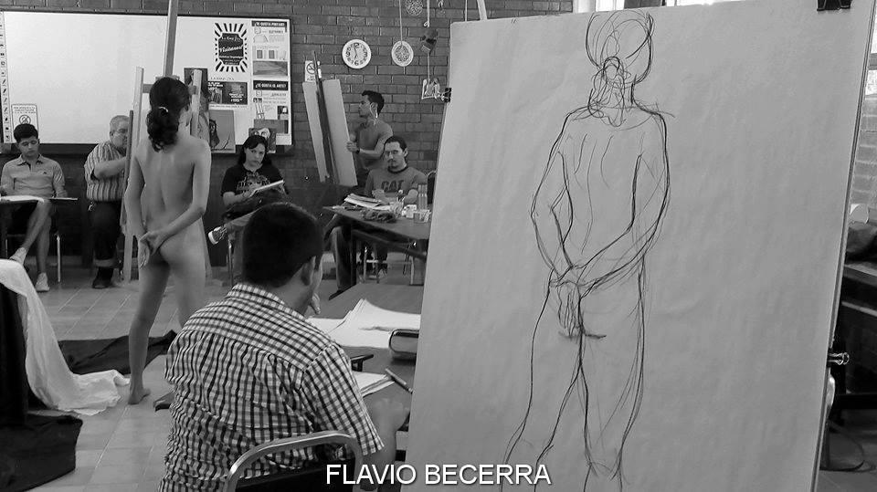 El el fotógrafo y artista plástico Flavio Becerra, impartirá un taller de dibujo de figura humana en Torreón.