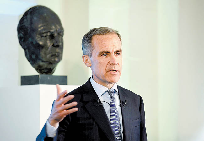Mark Carney, gobernador del Banco de Inglaterra.