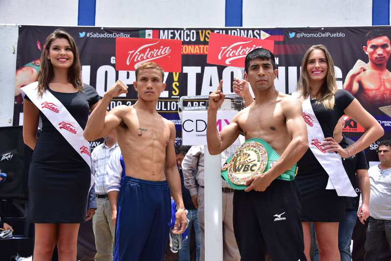 Ganigan y Taconing, listos para el pleito 