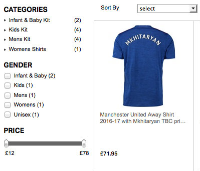 Manchester United vende por error la playera de Henrikh Mkhitaryan