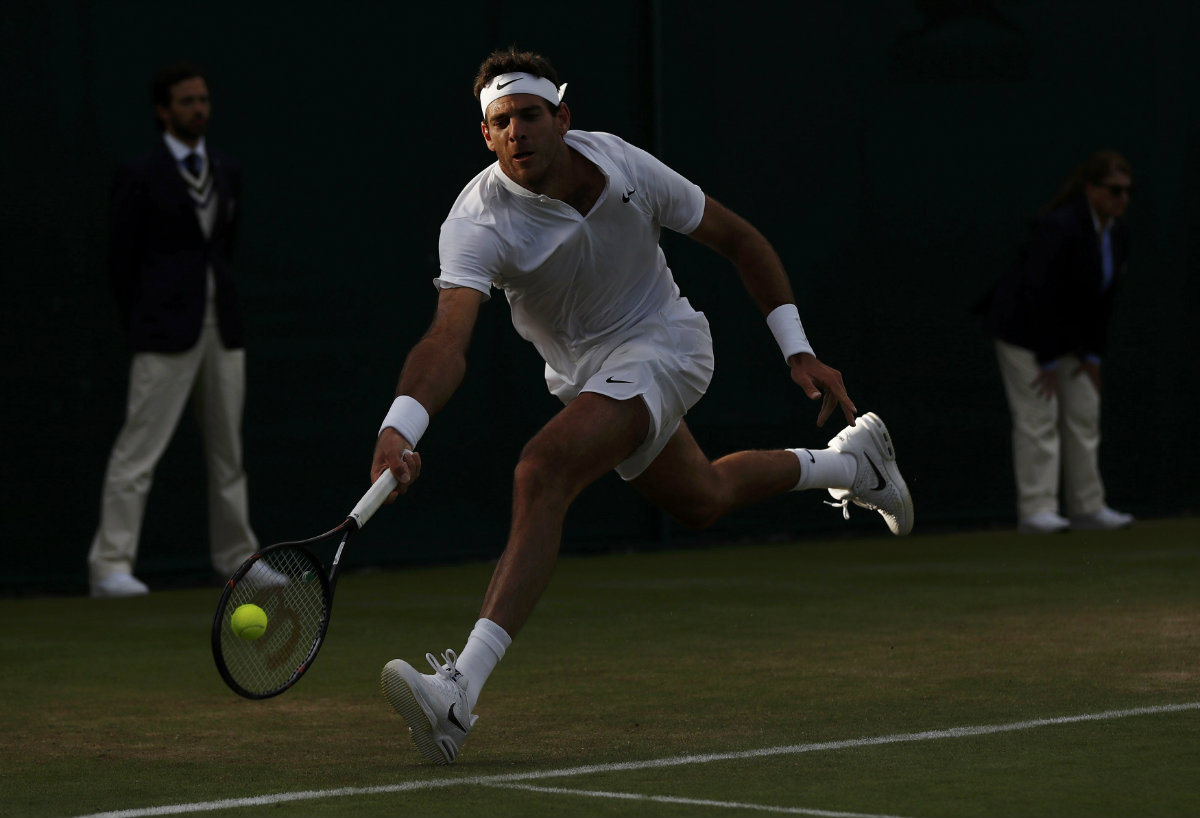 Juan Martín del Potro en Wimbledon