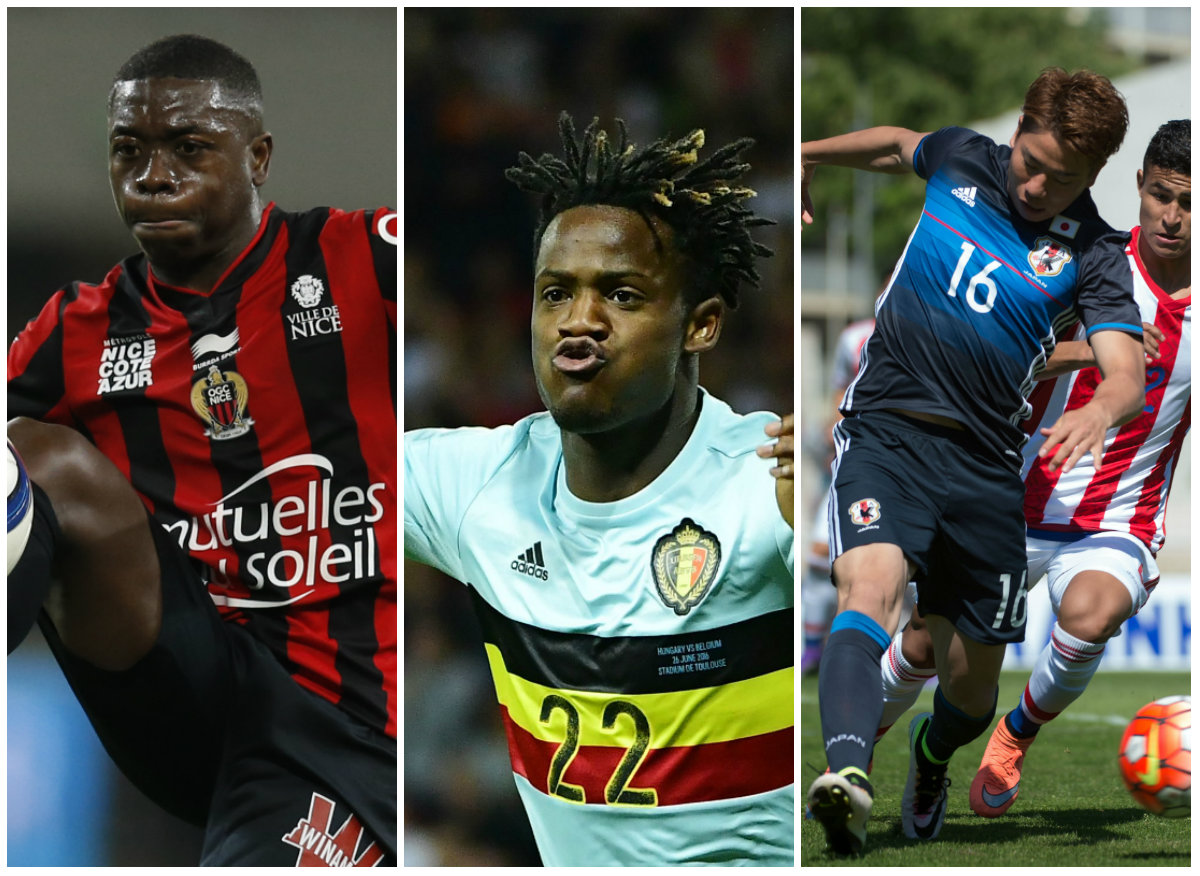 Nampalys Mendy, Michy Batshuayi y Takuma Asano