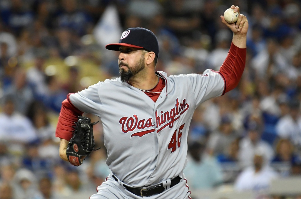 Oliver Pérez, lanzador de los Washington Nationals