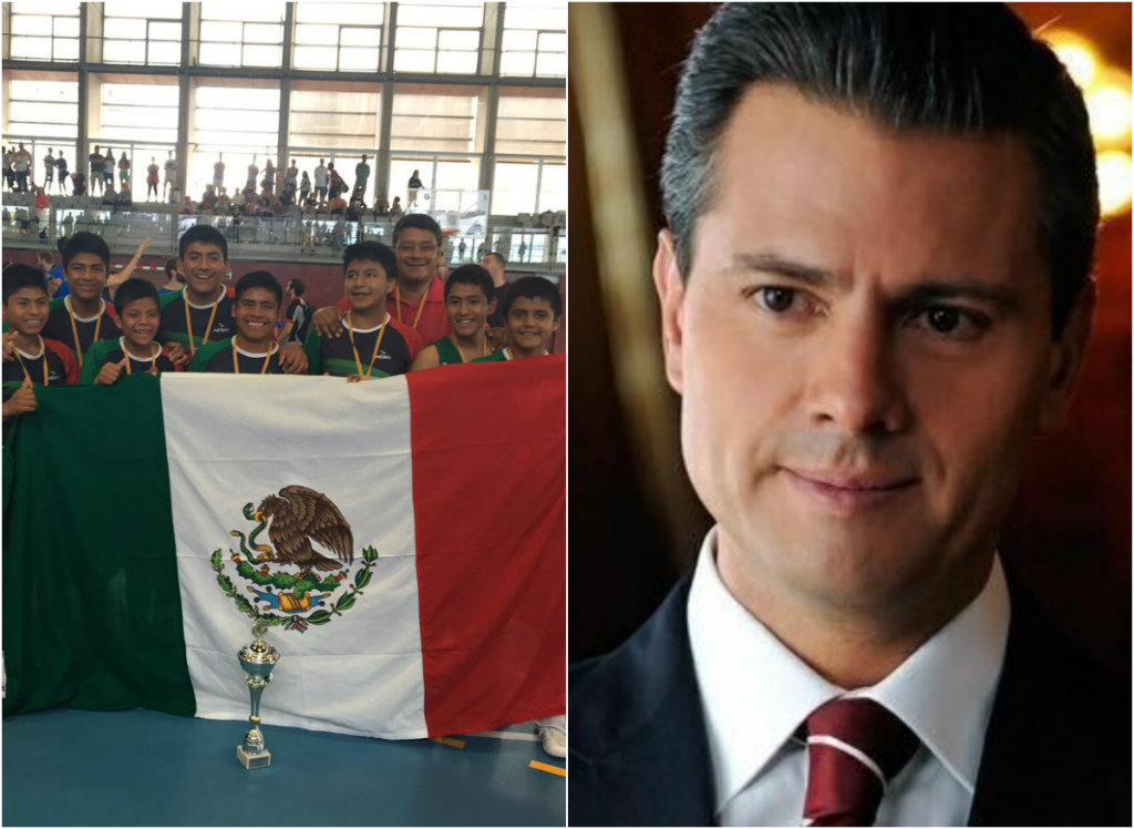 Peña Nieto felicitó a los niños Triquis