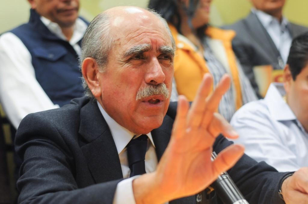 El candidato a la dirigencia nacional del PRD, Pablo Gómez. 