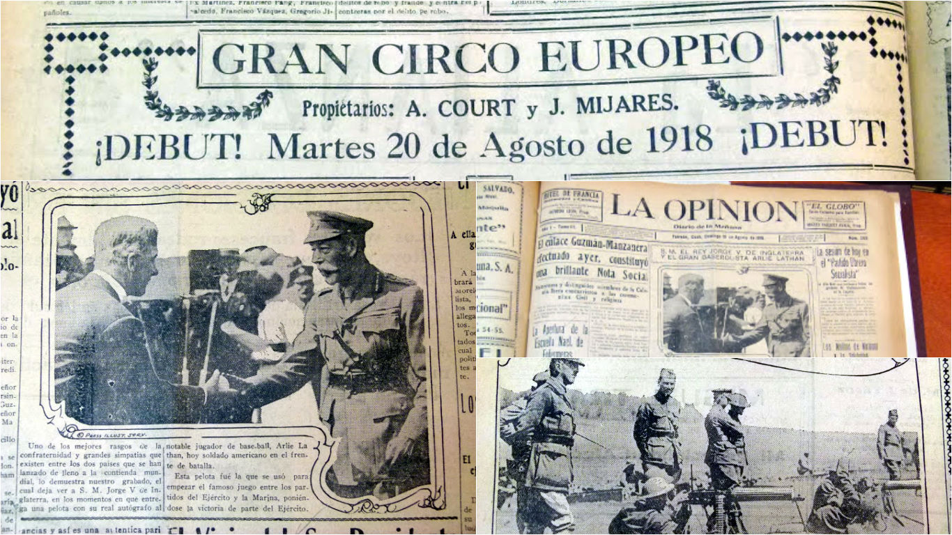 Hemeroteca La Opinión, agosto de 1918. 