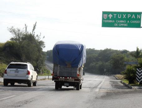Siguen pendientes los trabajos del tramo hacia Ozuluama.