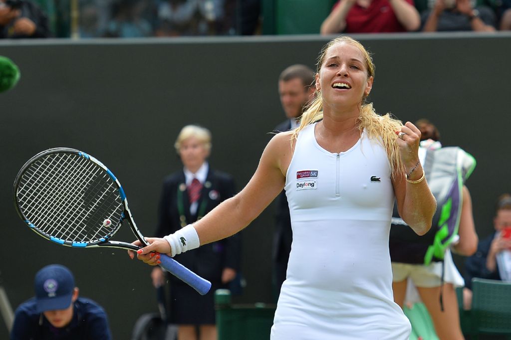 Dominika Cibulkova se despidió de Wimbledon 
