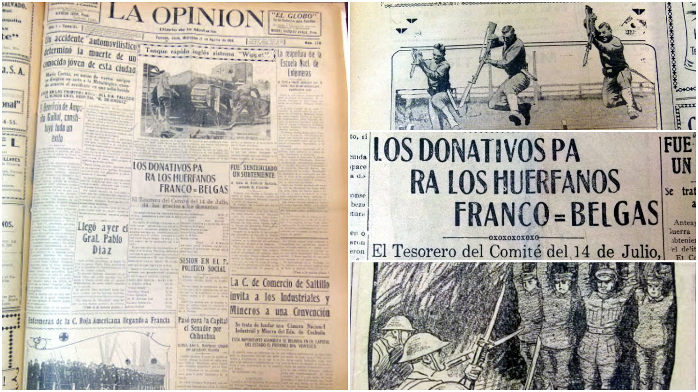 Hemeroteca La Opinión, publicación de agosto de 1918.