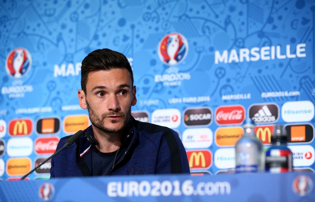 Hugo Lloris en conferencia de prensa