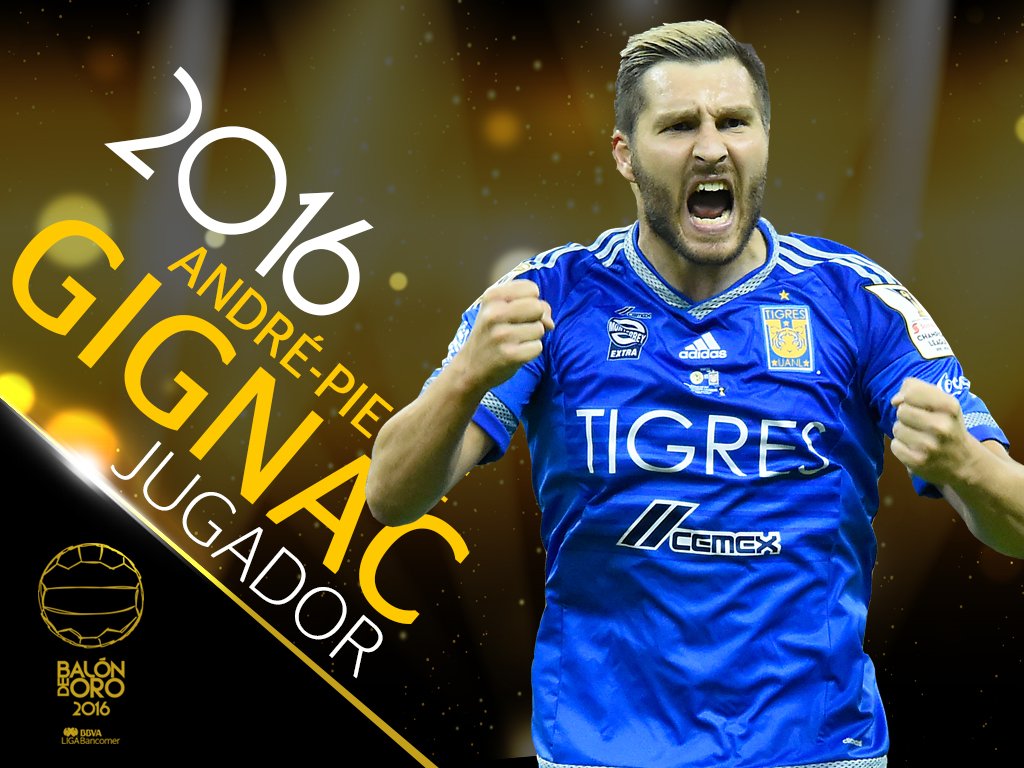 André-Pierre Gignac fue condecorado como el Mejor Jugador