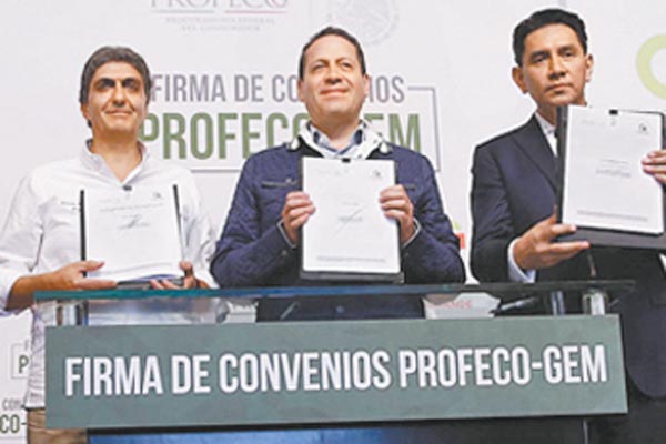 Convenio de Edomex y Profeco.
