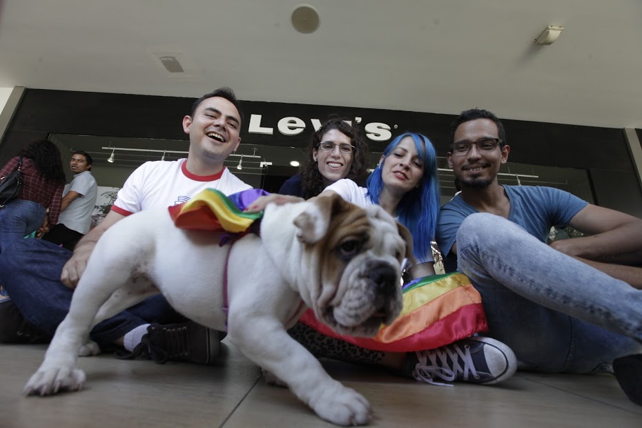 La protesta se realizó de manera pacífica.