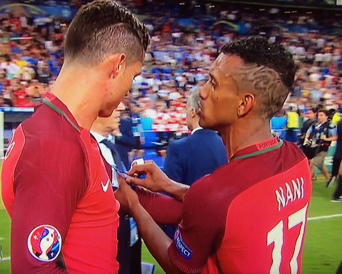 Cristiano Ronaldo y Nani