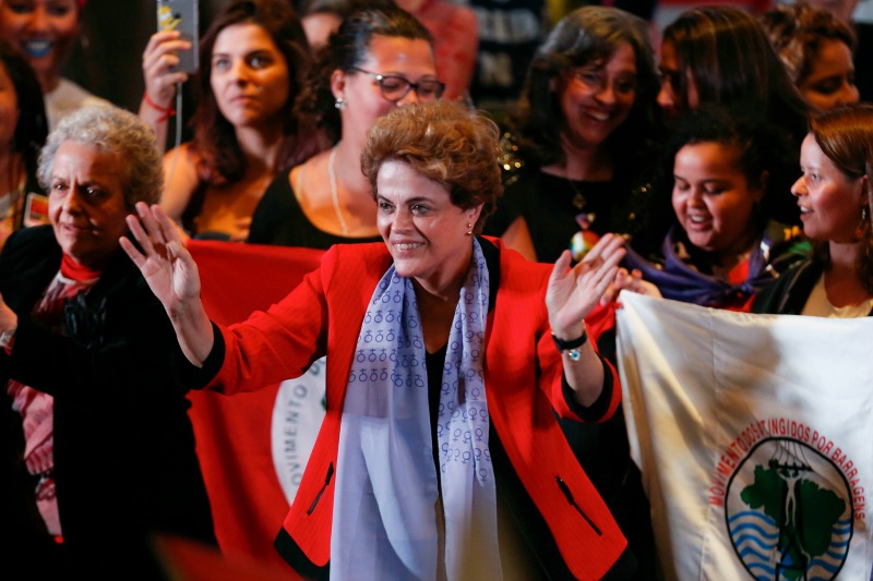 La destituida presidenta Dilma Rousseff.