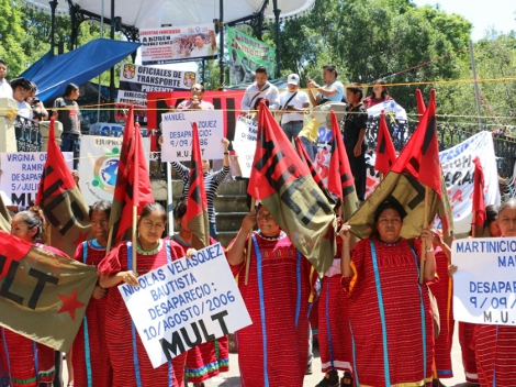 Líderes del Movimiento de Unificación de Lucha Triqui (MULT), aclararon que desde sus orígenes han sido una organización de masas y su lucha es civil.