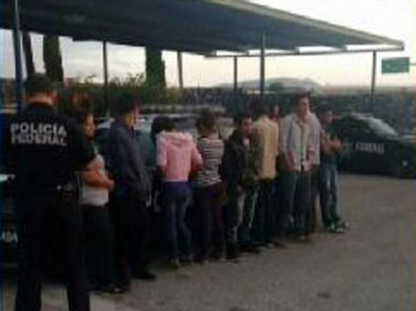 Los extranjeros fueron puestos a disposición de las autoridades competentes.