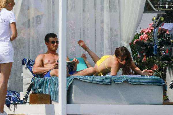 Los actores Dakota Johnson y Jamie Dornan filman la tercera entrega de 50 sombras de Grey.