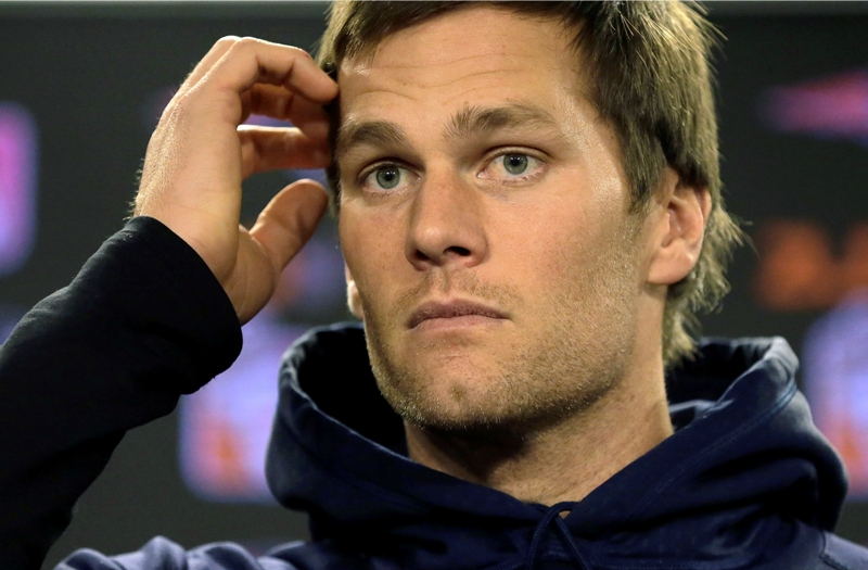 Tom Brady, mariscal de campo de los Patriotas de Nueva Inglaterra