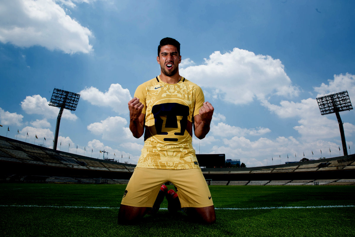 Eduardo Herrera, delantero de Pumas 