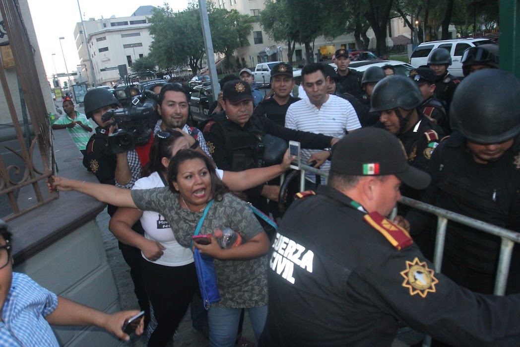 La marcha de maestros se realizó el miércoles pasado. 