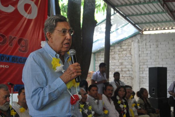 Cuauhtémoc Cárdenas convocó a sus simpatizantes a buscar la mayoría política para tener un alcance nacional y trabajar rumbo al 2018.